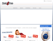 Tablet Screenshot of host4free.de